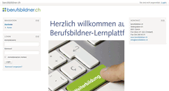 Desktop Screenshot of elearning.berufsbildner.ch